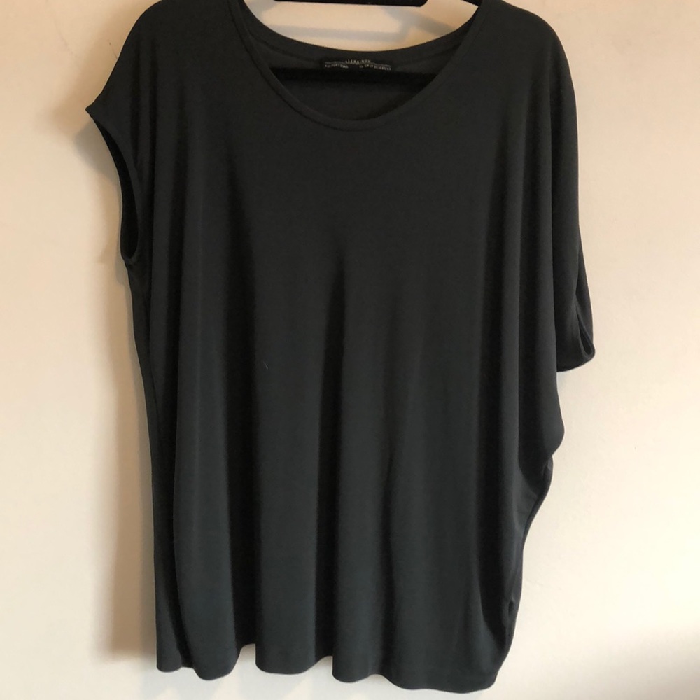 Asymmetrical All Saints top